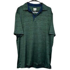 Men's Tailorbyrd Golf Performance Collection Green/Blue Quick Dry Size XXL EUC
